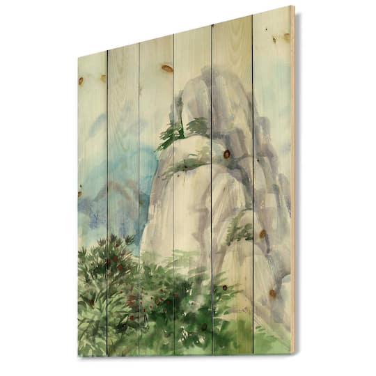 Designart - Mountain Top In The Clouds